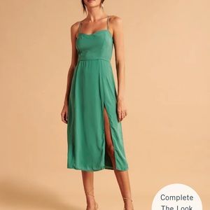 Abercrombie dress NWT Clean high-slit midi dress